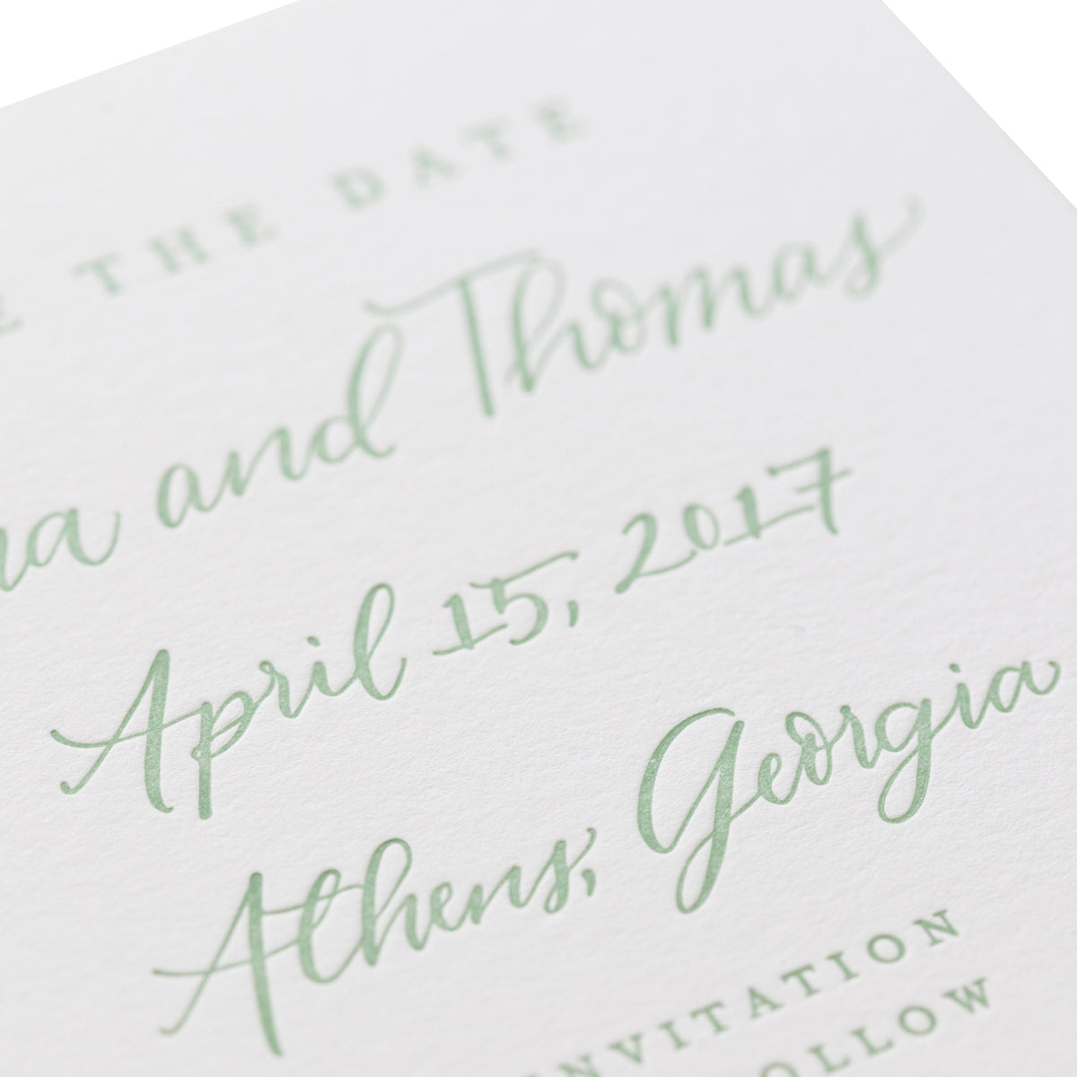 Anna Spot Calligraphy Save the Date