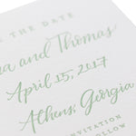 Anna Spot Calligraphy Save the Date