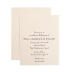 Block Baptism Invitation