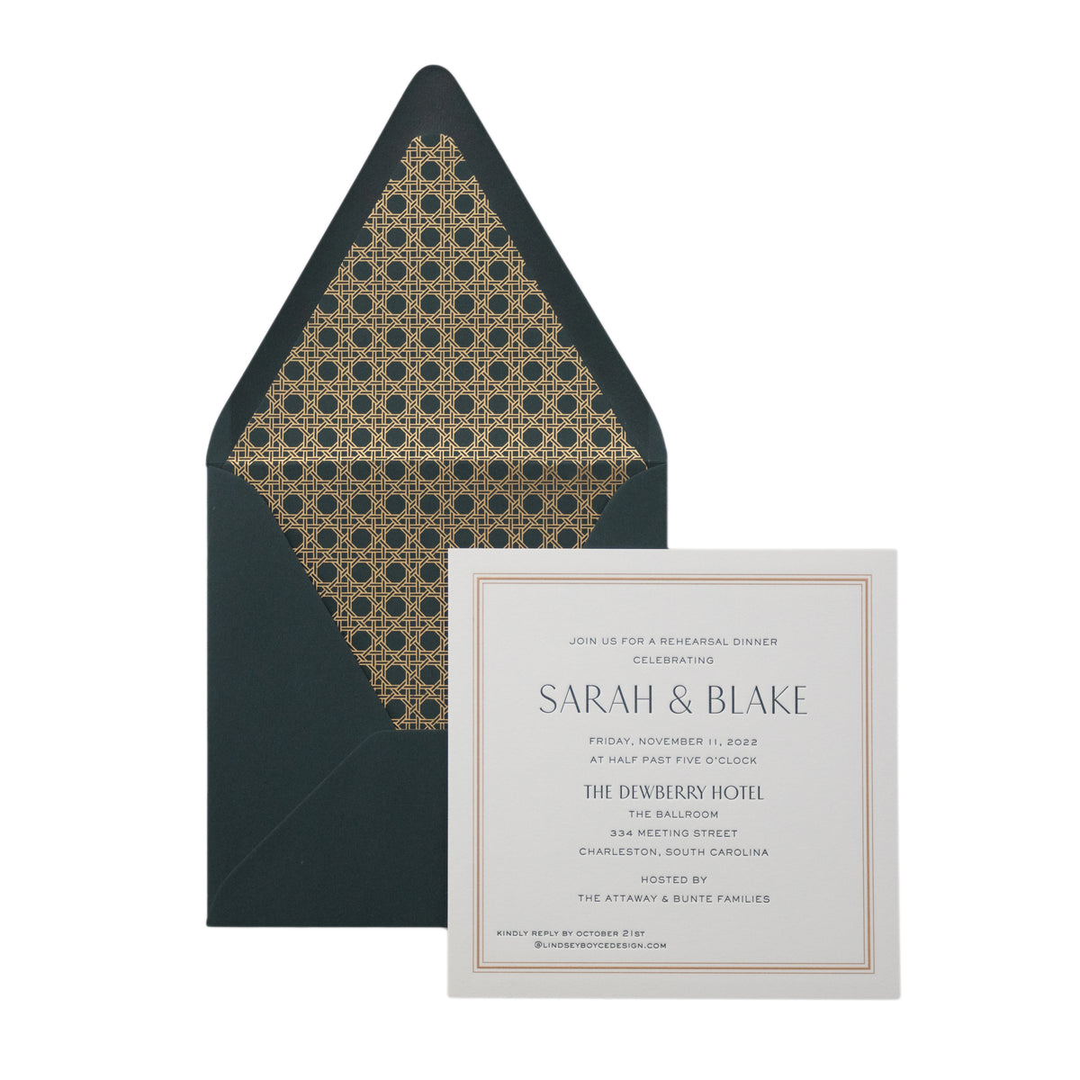 Blake Dinner Invitation