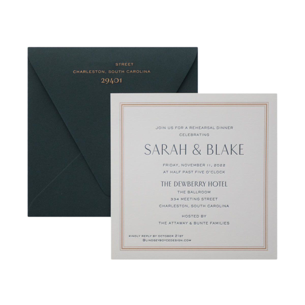 Blake Dinner Invitation