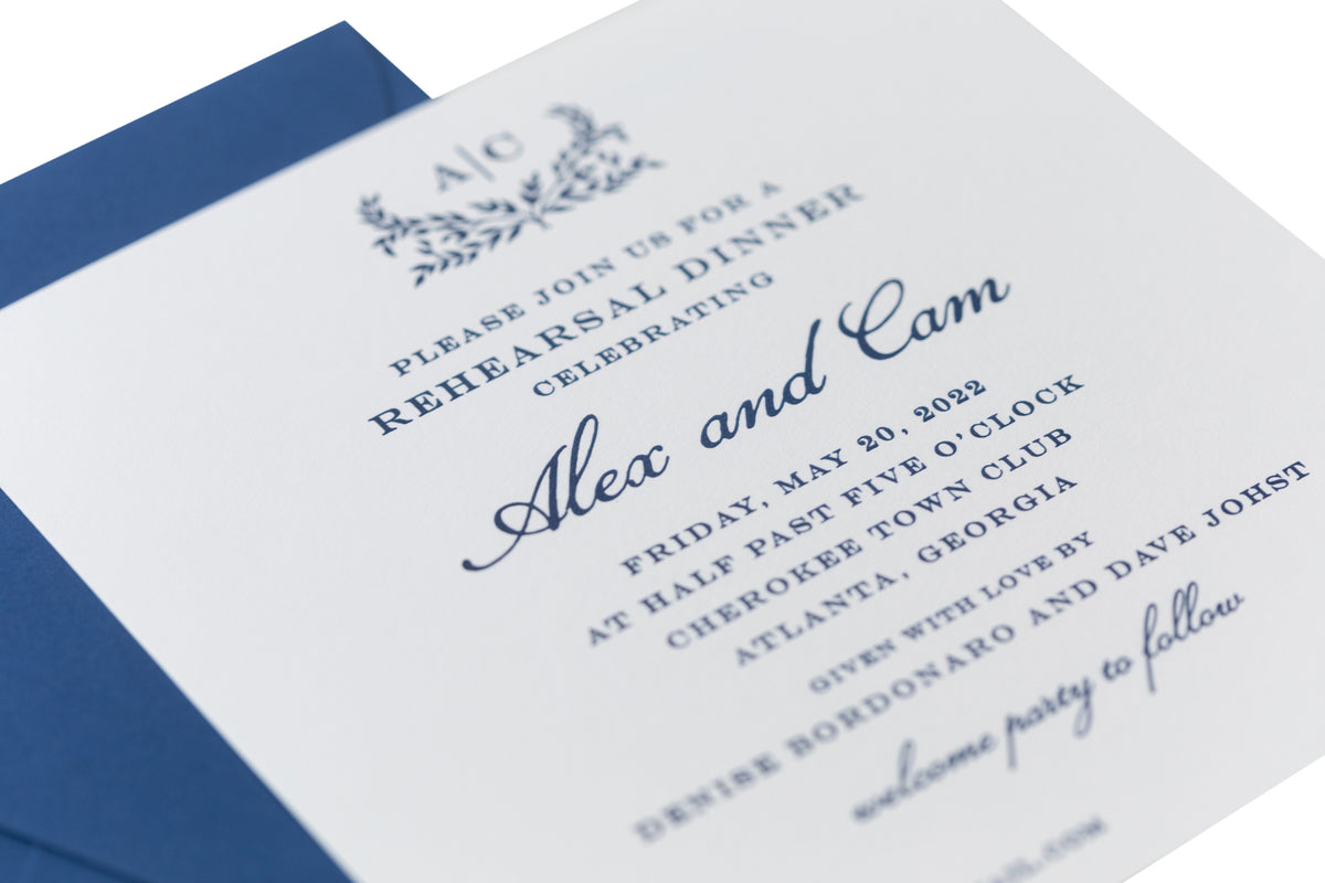 Cam Dinner Invitation