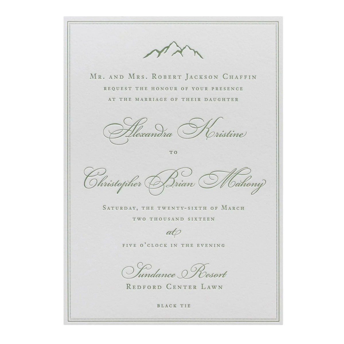 Chaffin Wedding Suite