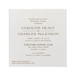 Charles Dinner Invitation