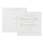 Alexandria Spot Calligraphy Save the Date