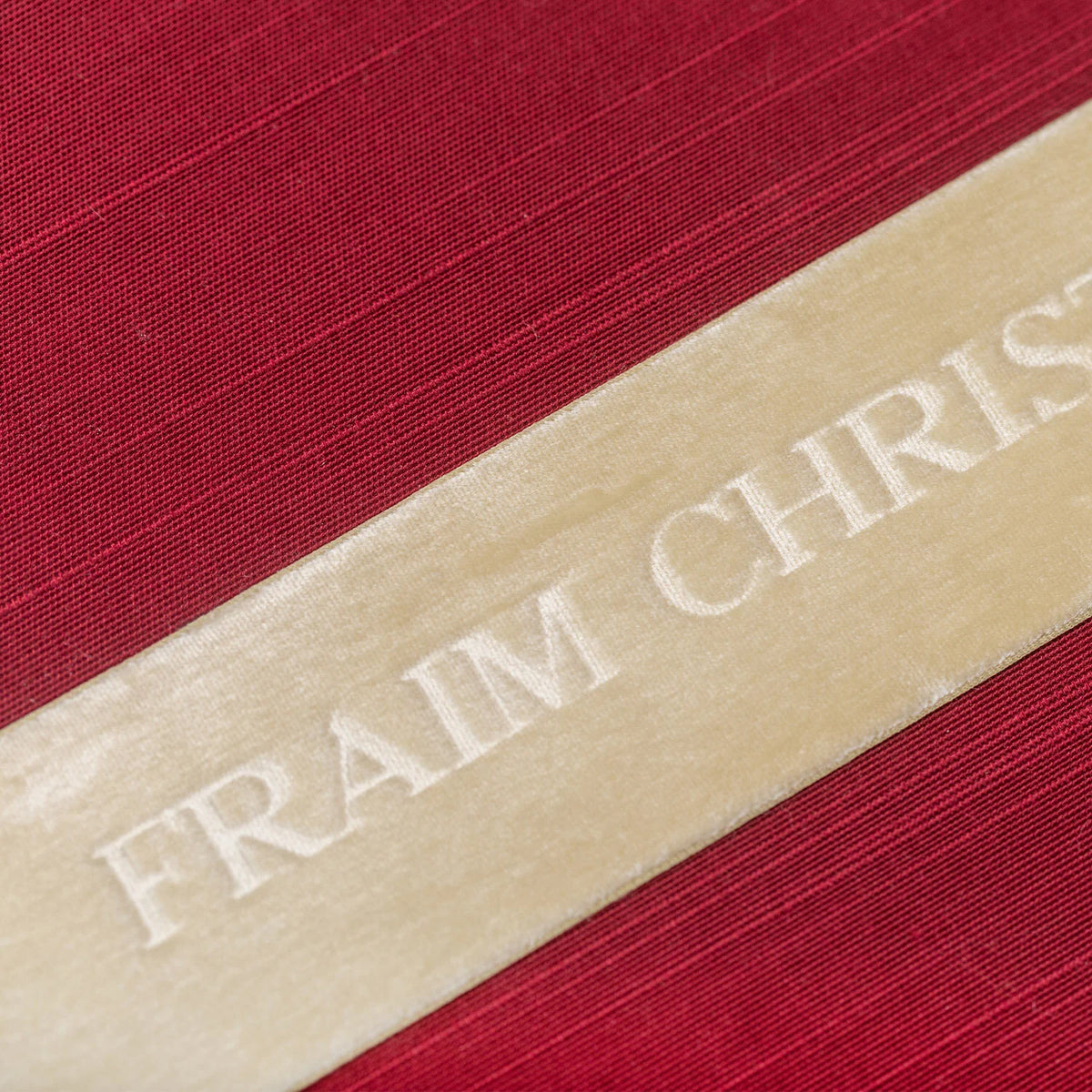 Christmas Card Album - Velvet Sash