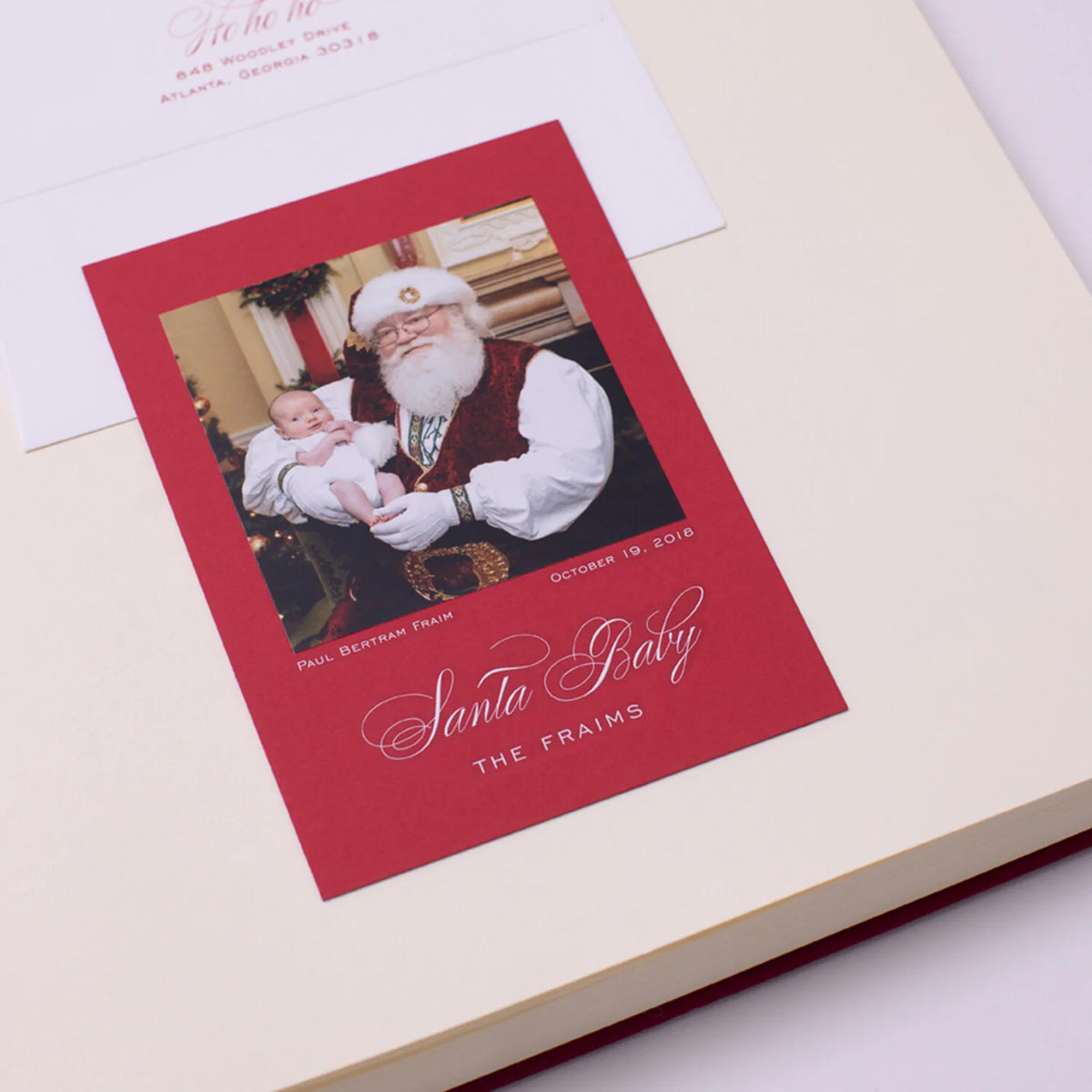 Christmas Card Album - Foil Stamped