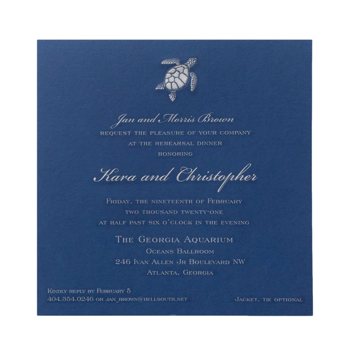 Christopher Dinner Invitation