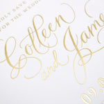 Gretchen Spot Calligraphy Save the Date