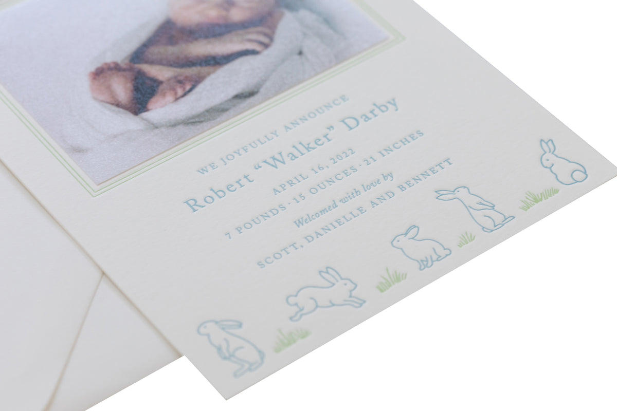 Walker Birth Announcement (Ribbon)