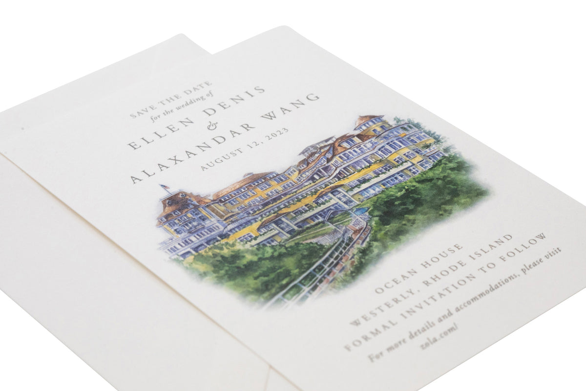 Watercolor Save the Date (Block)