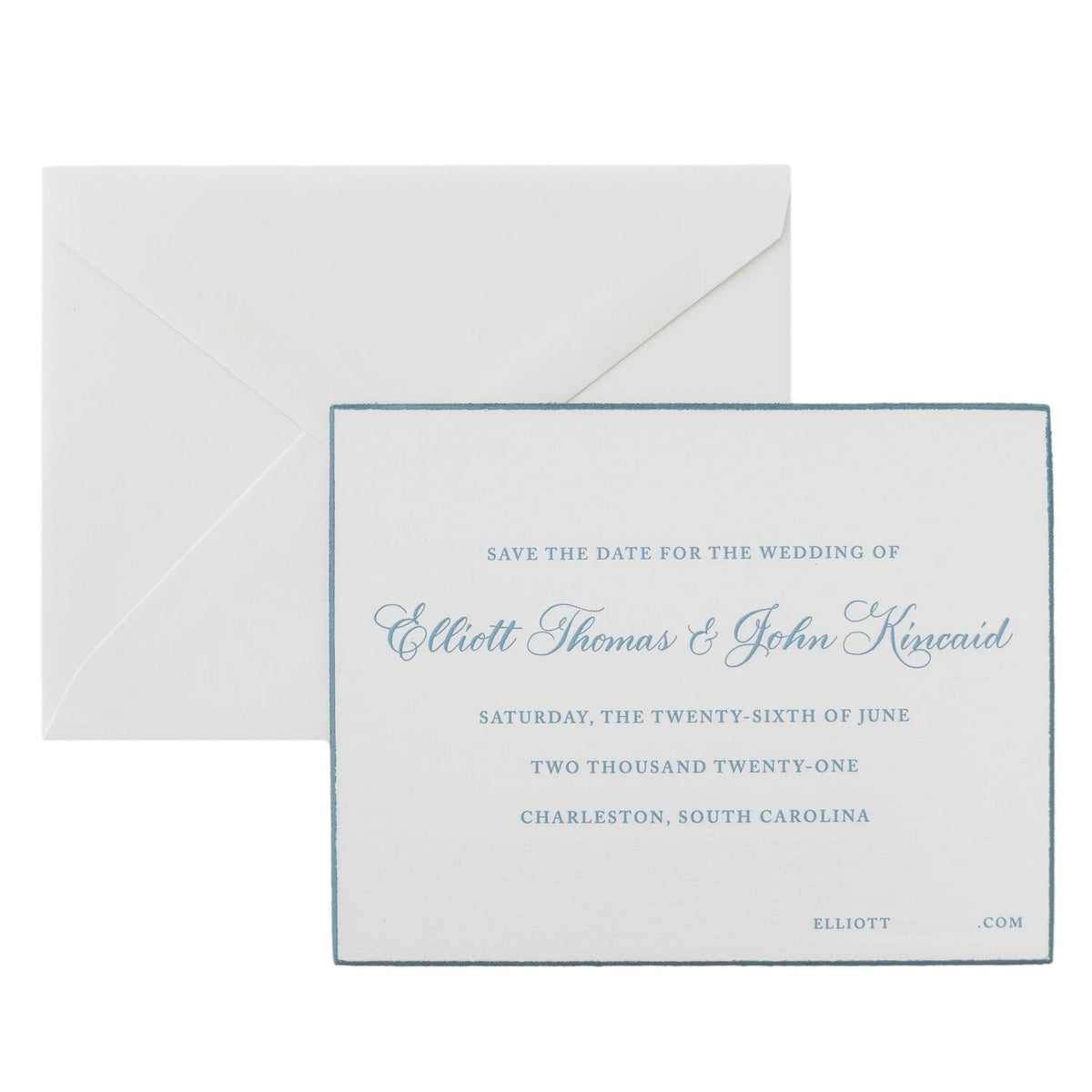 Elliott Spot Calligraphy Save the Date