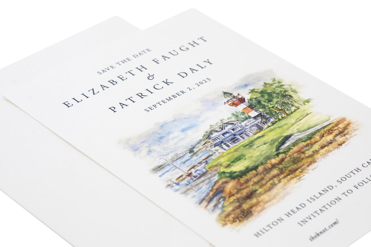 Watercolor Save the Date (Block)