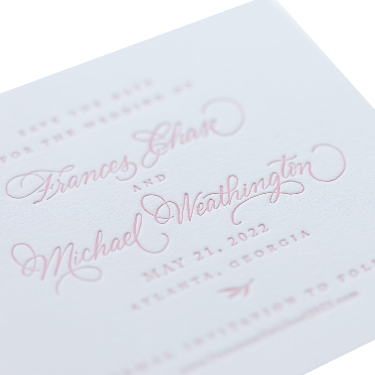 Alexandria Spot Calligraphy Save the Date