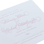 Alexandria Spot Calligraphy Save the Date