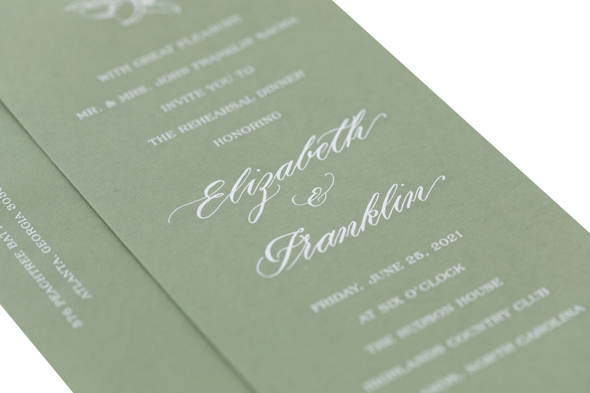 Franklin Dinner Invitation