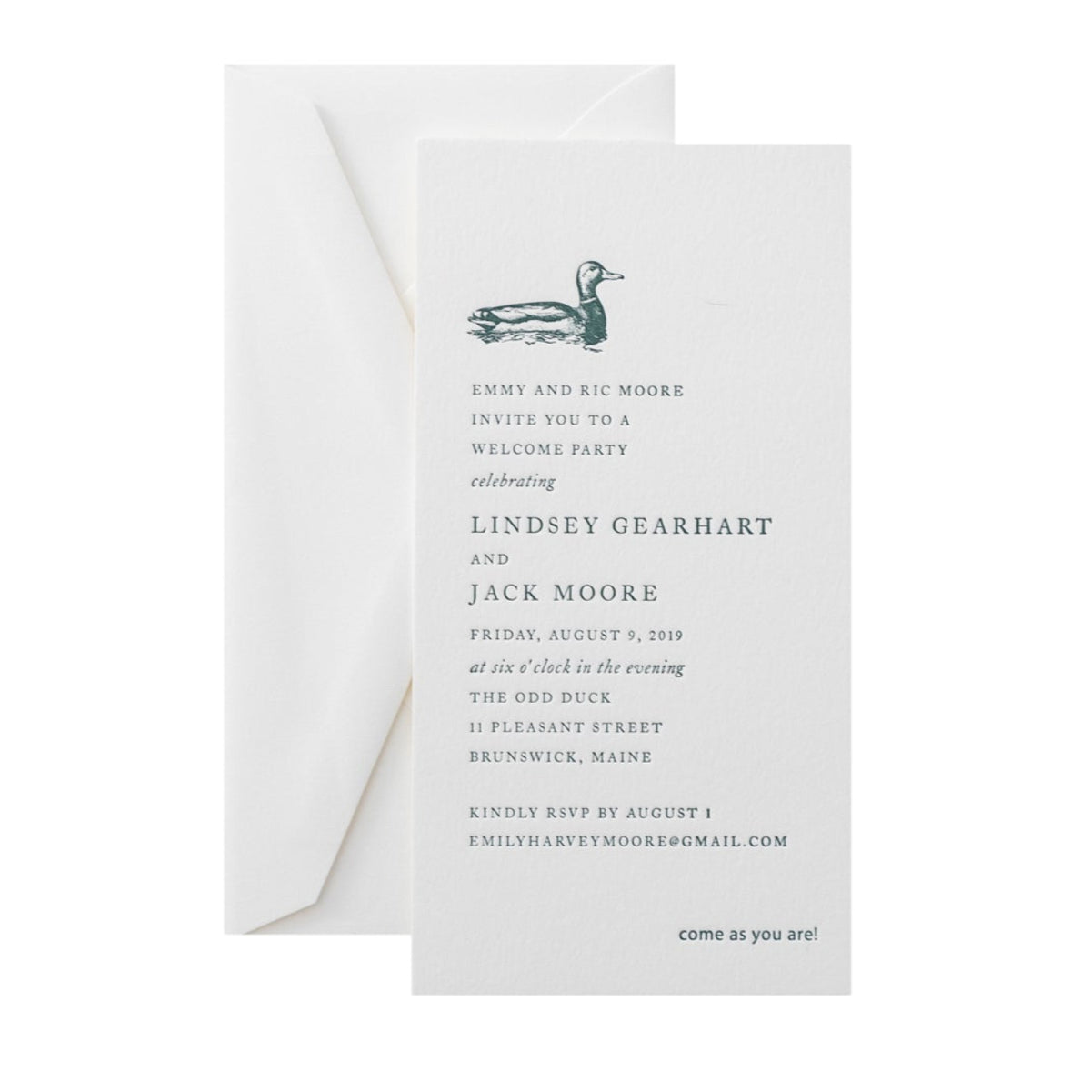 Moore Party Invitation