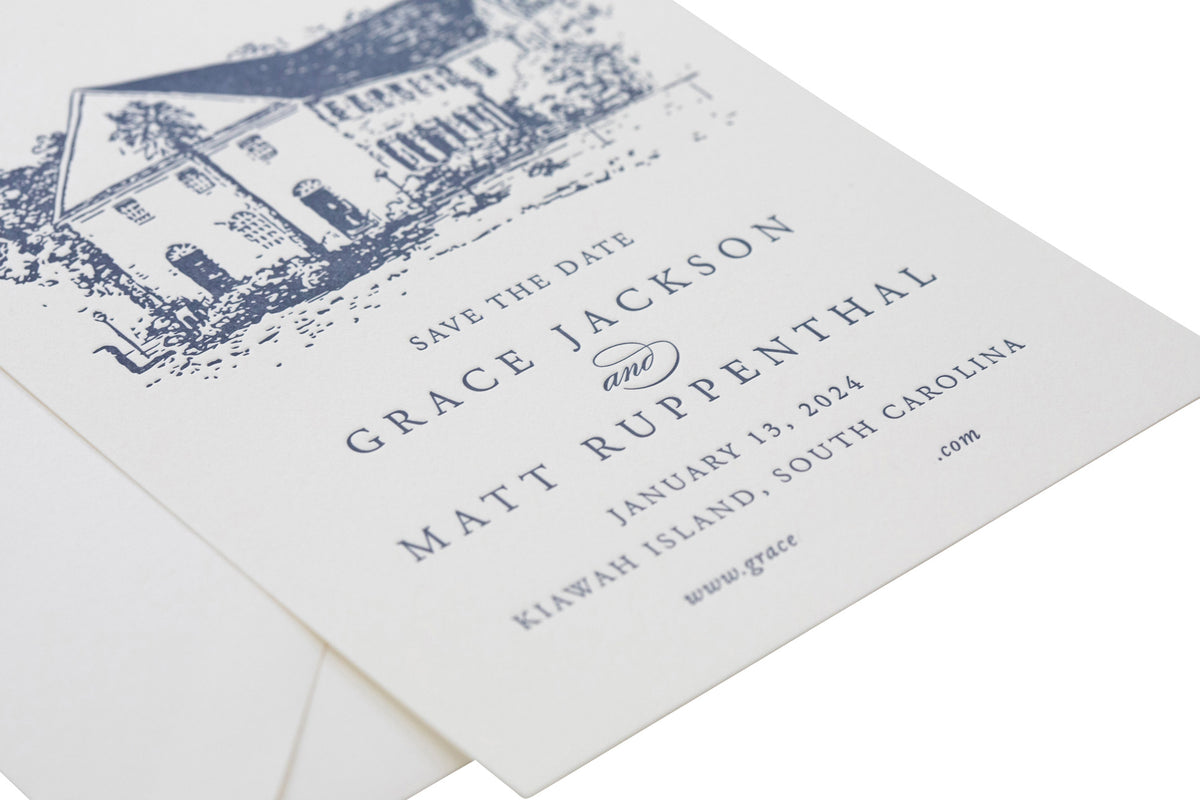 Custom Drawing Save the Date