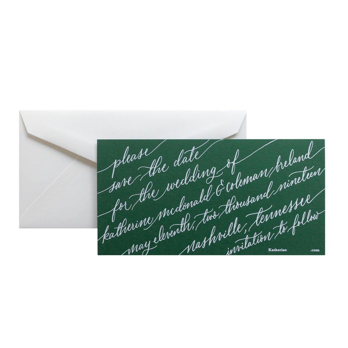 Holt Full Calligraphy Save the Date