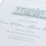 Sophia Custom Sketch Save the Date (Square)