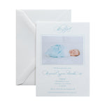 Marvin Birth Announcement (Custom Calligraphy Name & Monogram)