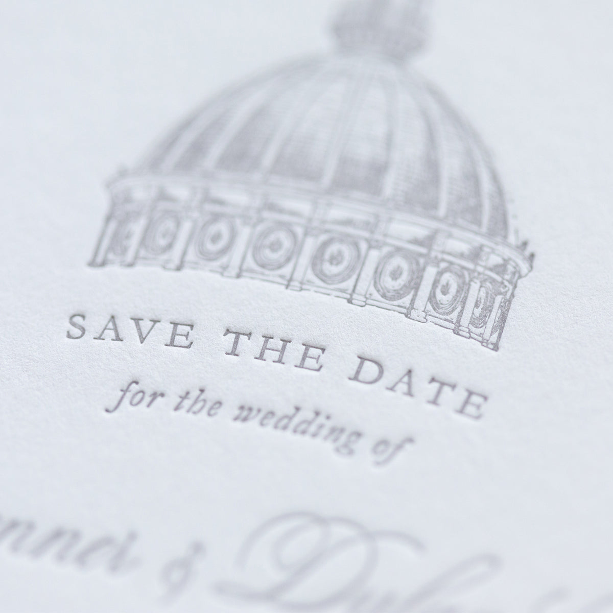 Sophia Custom Sketch Save the Date (Square)