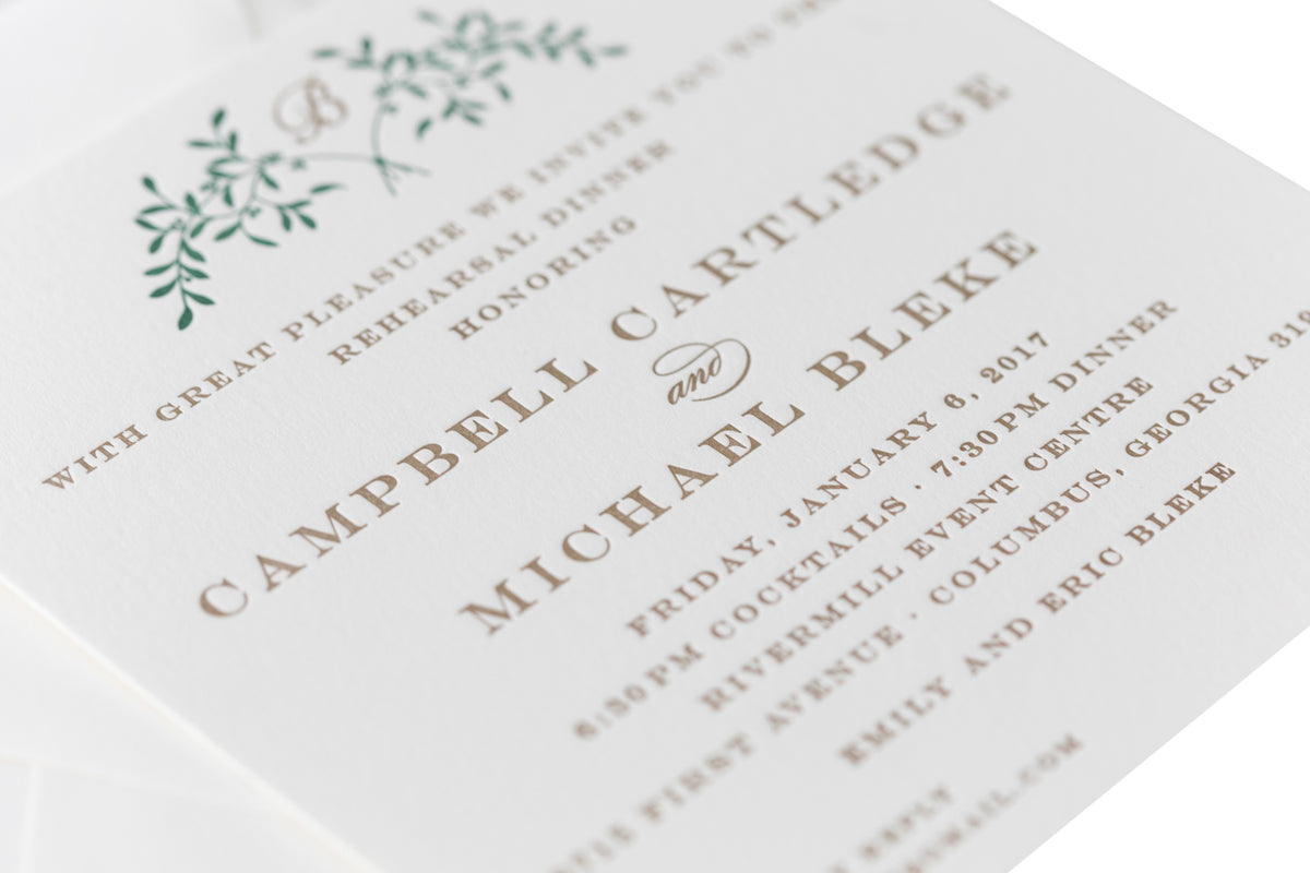 Michael Dinner Invitation