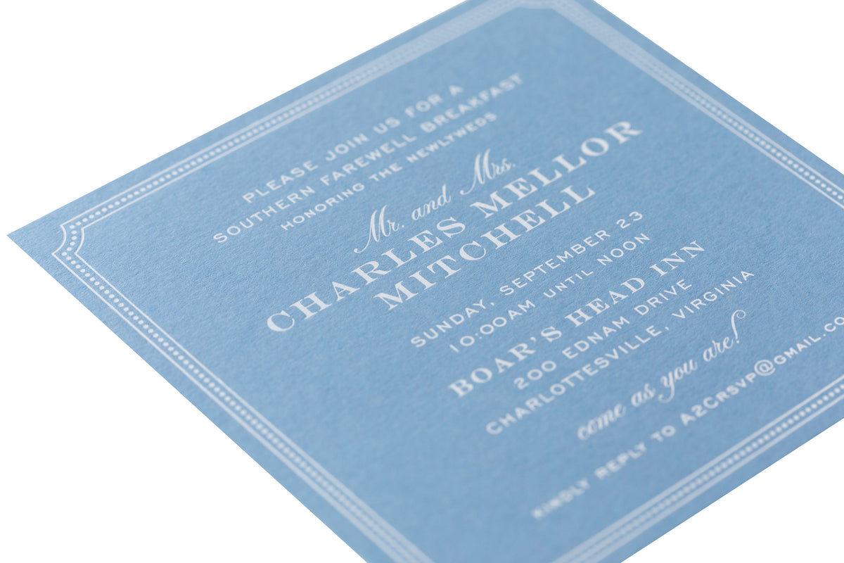 Mitchell Party Invitation