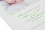 Oliver Birth Announcement