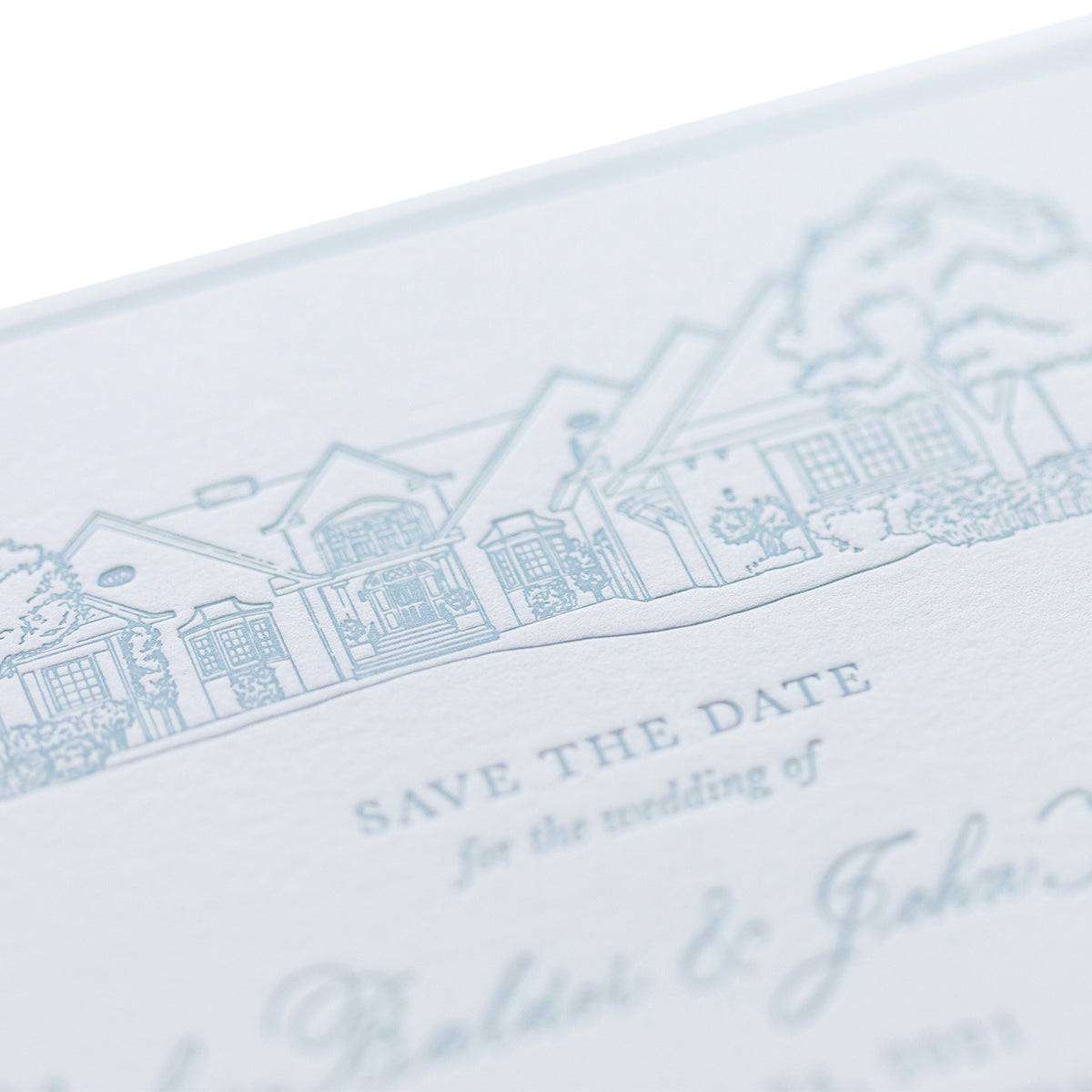Sophia Custom Sketch Save the Date (Square)