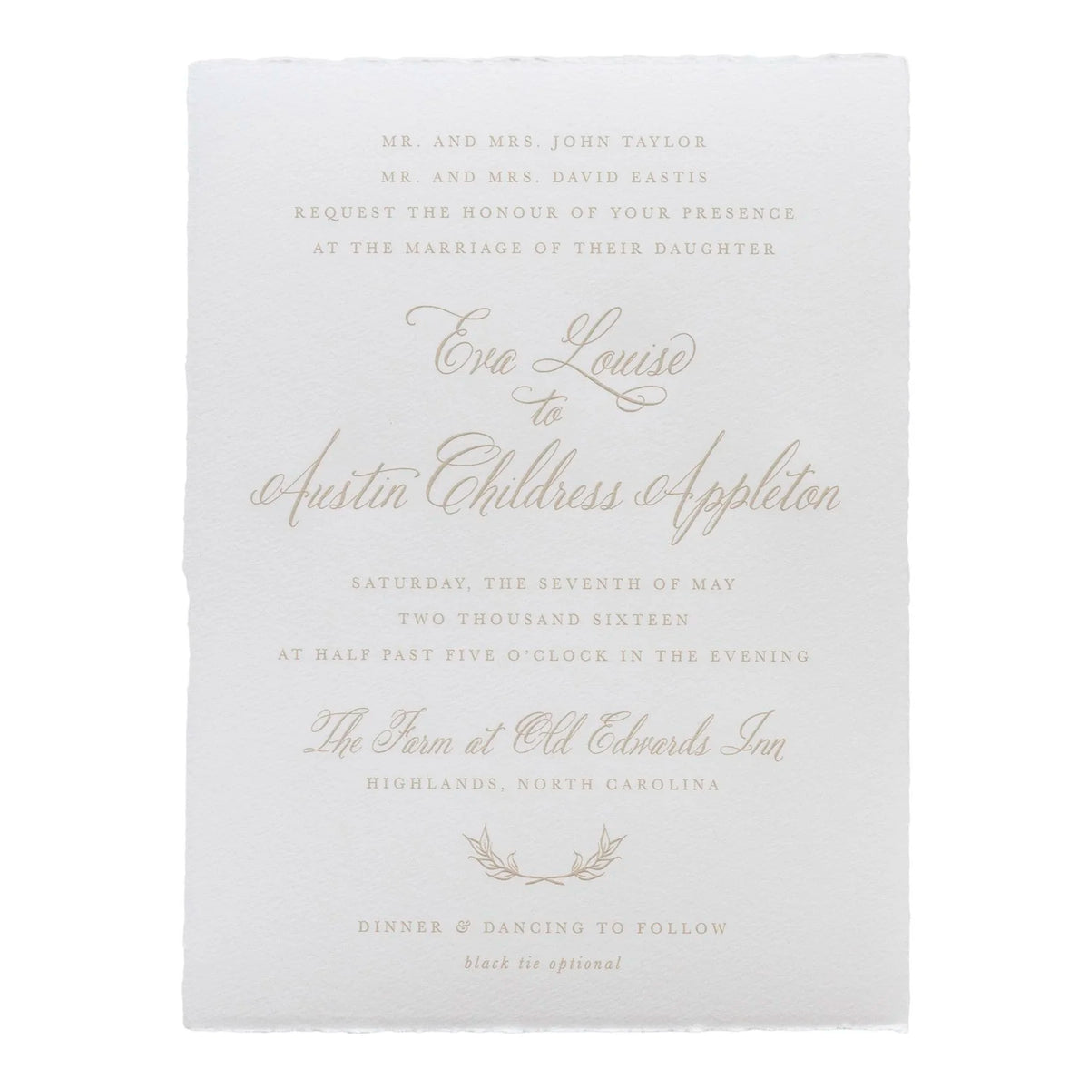 Taylor Wedding Suite (Arturo Paper)