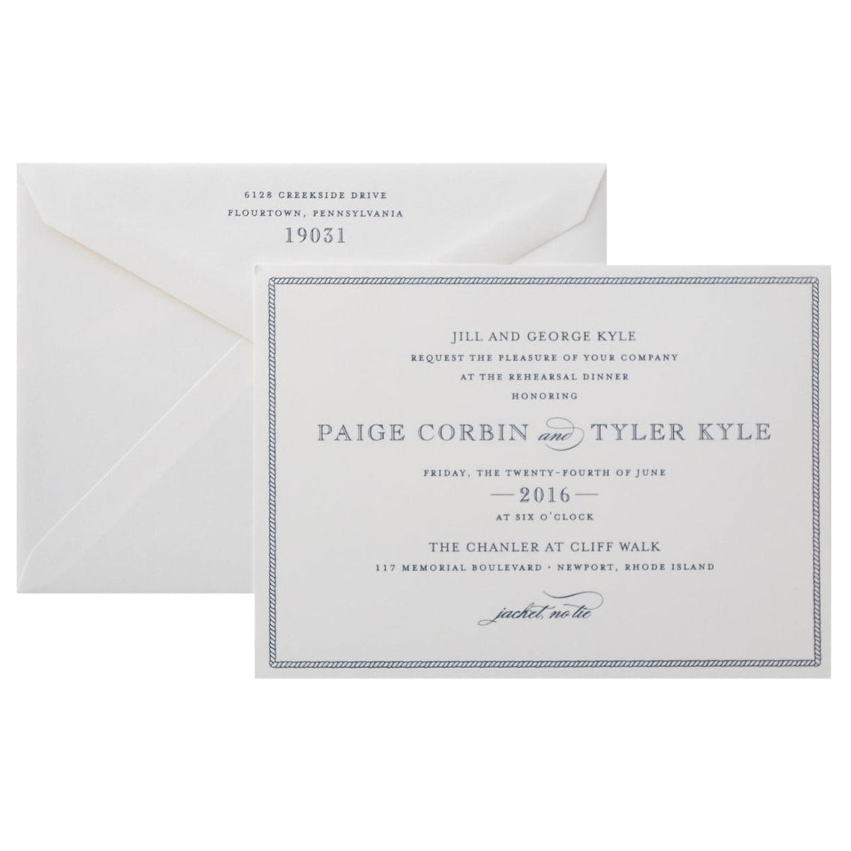Tyler Dinner Invitation
