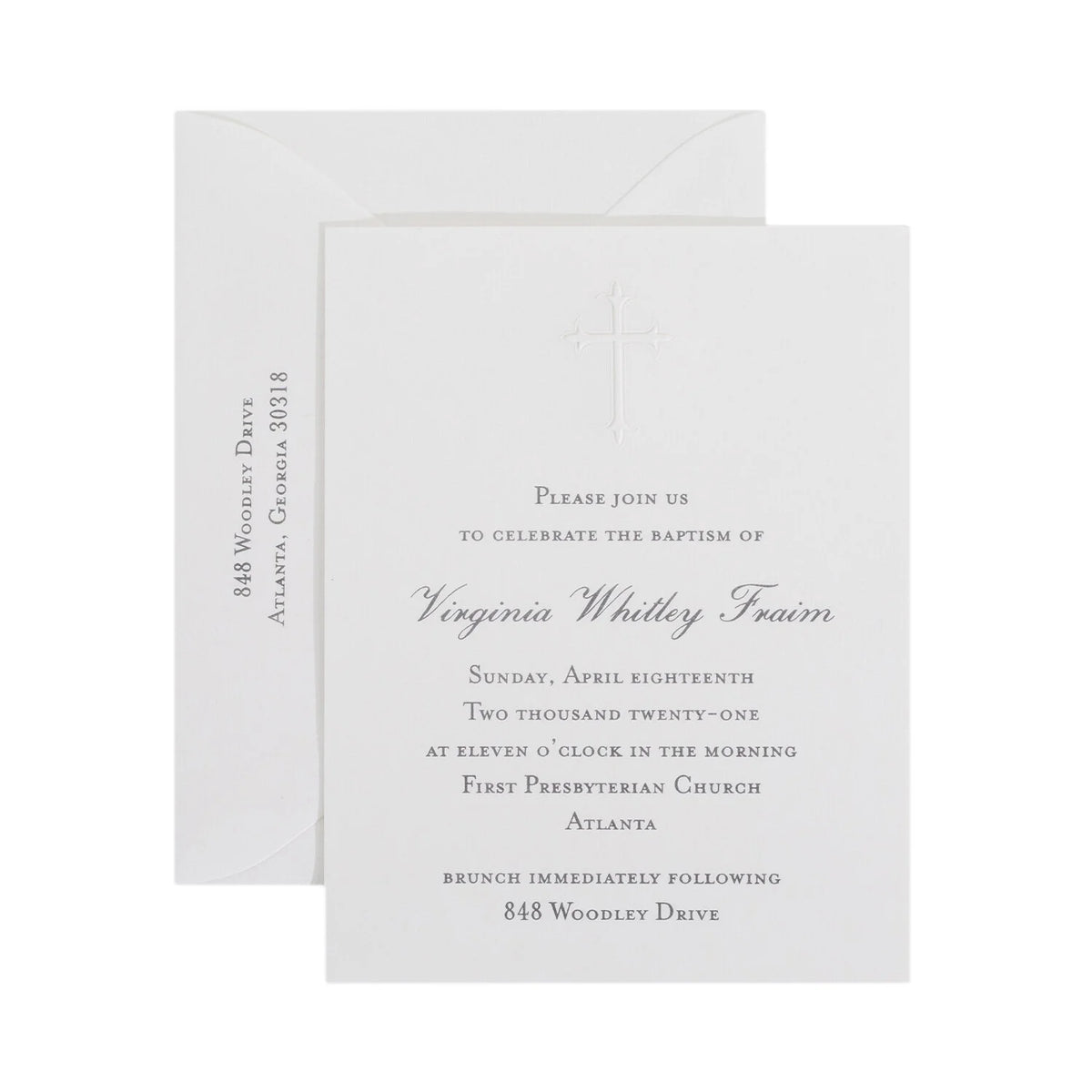 Script Baptism Invitation