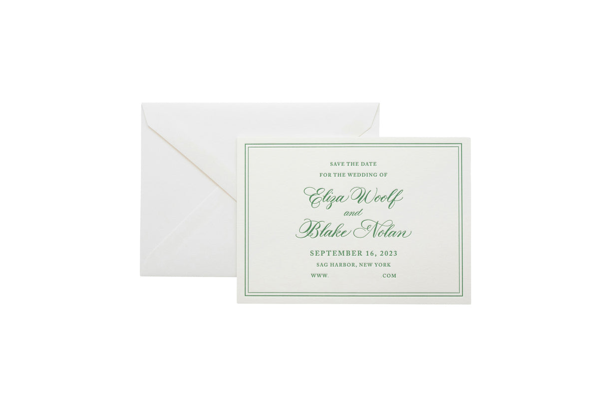 Meredith Spot Calligraphy Save the Date