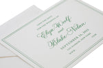 Meredith Spot Calligraphy Save the Date