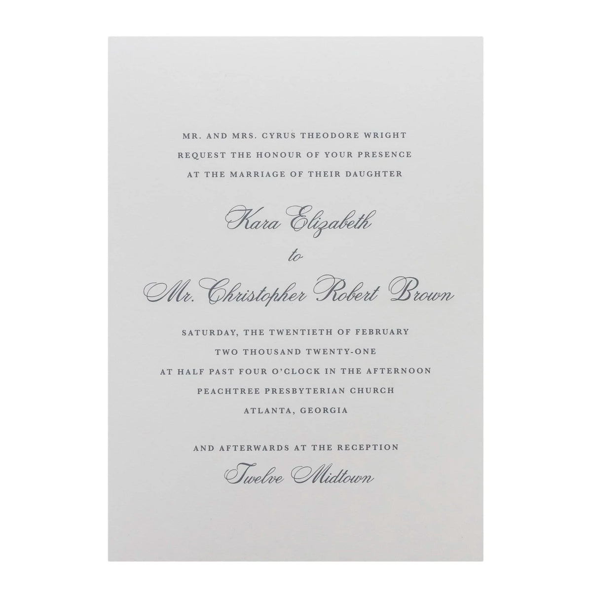 Wright Wedding Suite